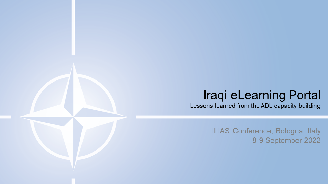 2022 ILIAS conference features NATO DEEP eAcademy participant DEEP Portal
