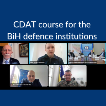 CDAT course for the BiH defence institutions is launched!