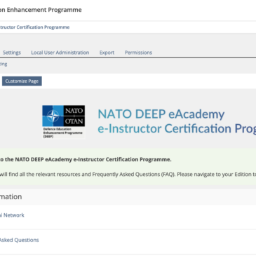 NATO DEEP ADL Portal – upgraded!