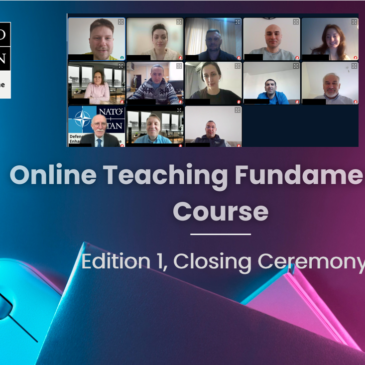 Closing ceremony of the Online Teaching Fundamentals Course Edition 1