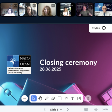 Closing Ceremony of the Online Teaching Fundamentals Course – Edition #2