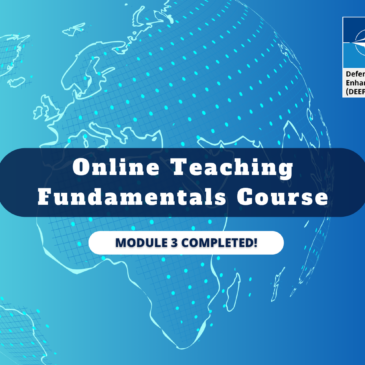 Module 3 of Online Teaching Fundamentals Course #3 Successfully Completed!