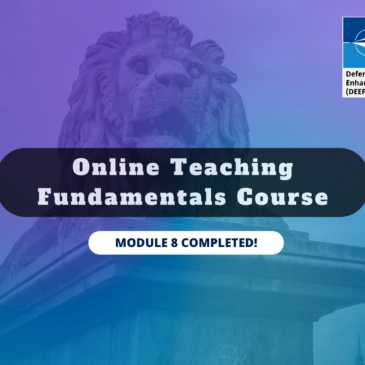 Module 8 Multimedia in online teaching (videocast, podcast) finished!