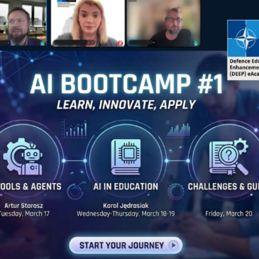 NATO DEEP eAcademy AI Bootcamp #1 – AI in Education and Training
