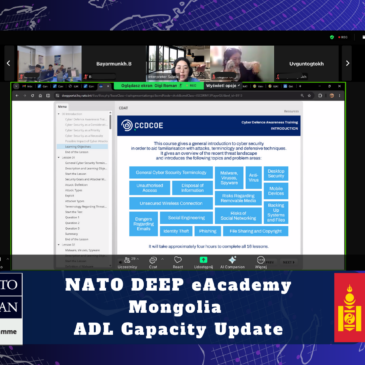NATO DEEP Mongolia ADL Capacity Building Update (May 2026).